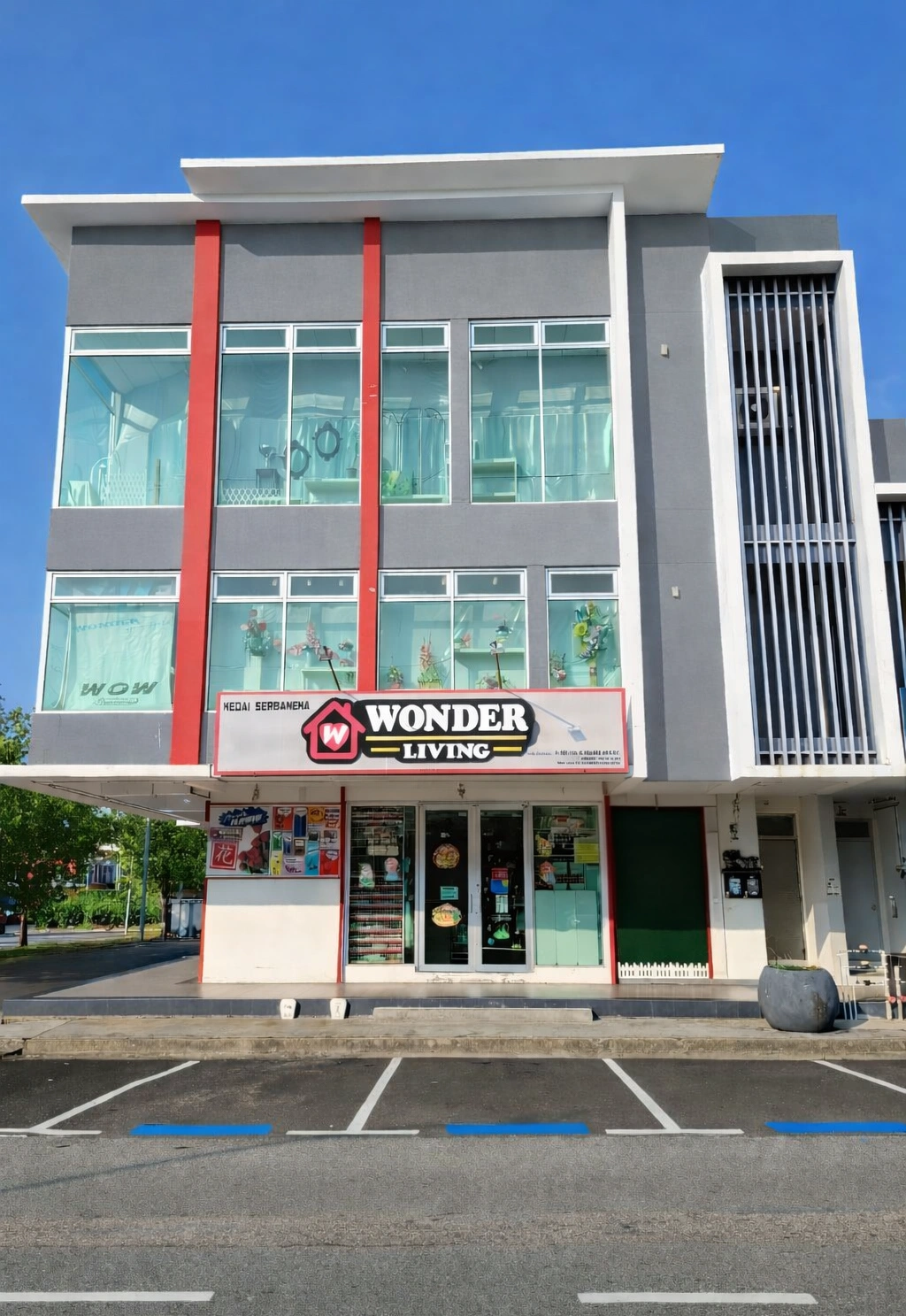 Wonder Living storefront in Skudai, Johor